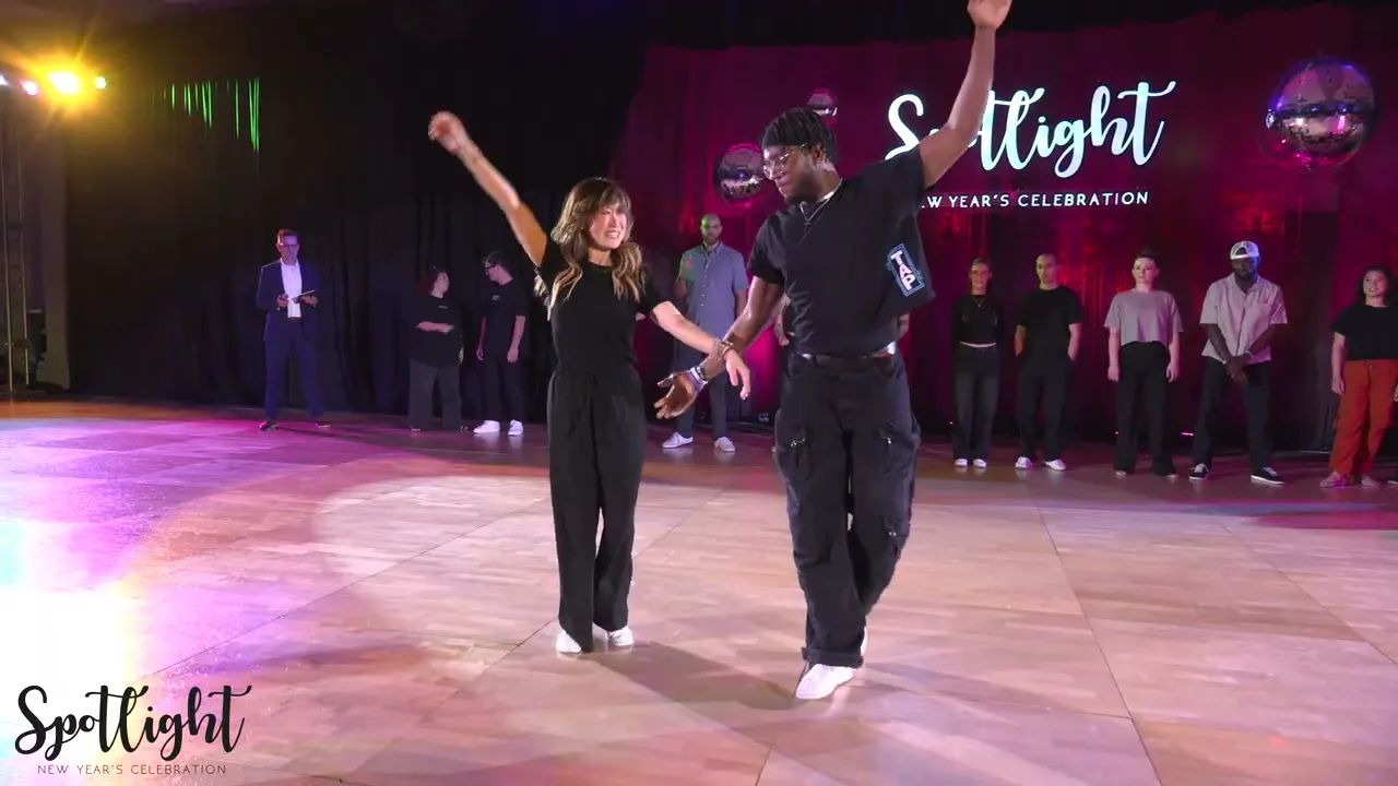 Spotlight New Year's Celebration 2025/2026 Advanced Strictly Swing Gabe Ofordu & Emma Carter