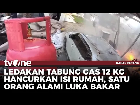 Detik-detik Ledakan Tabung Gas 12 Kg Menghancurkan Rumah