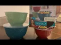 Fleur Melamine Serving Bowl Set with Lids The pioneer Woman