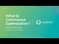Webinar What Is Continuous Optimization