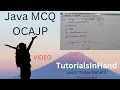 Java MCQ 3 OCAJP Certification