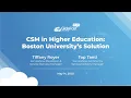 Customer Workflows in Higher Education Boston University s Solution GlideFast On Air ServiceNow