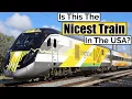 High Speed Train The Brightline from Miami to West Palm Beach