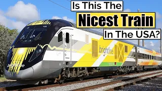 High Speed Train The Brightline from Miami to West Palm Beach