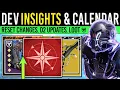 Destiny 2 DEV SLAMS BUNGIE CONTENT CALENDAR Weekly Updates Sunrise Progress News 18 August