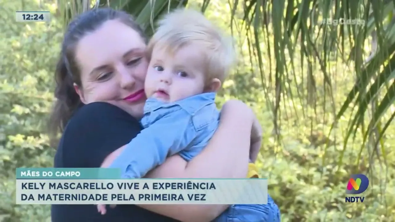 Mães do Campo: Kely Mascarello vive a experiência da maternidade pela primeira vez