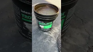 Trowel Patching Pothole Edges  Trowel Patching Pothole Edges