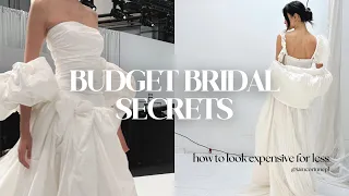 BRIDAL STYLING SECRETS Elevate Your Wedding Dress On A Budget 