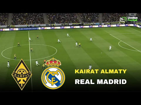 Video Thumbnail: KAIRAT vs REAL MADRID 🔴 Ligue des Champions Match simulation pes21 jeu vidéo