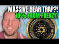 CARDANO ADA - MAJOR BEAR TRAP!!! ONLY 10% AWAY FROM MARKET FRENZY!