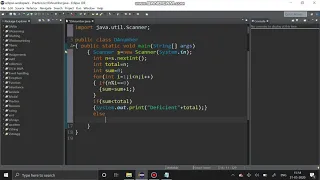 Deficient number or Abundant number computation Solved In JAVA Any doubts Post The Comments