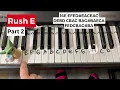 EASY Rush E Piano Tutorial With Letters Part 2