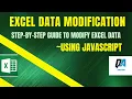 Excel Data Modification with JavaScript A Step-by-Step Guide