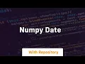 numpy date
