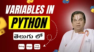 Variables in Python Explained in Telugu Data Analytics Tutorials Telugu Brolly Academy