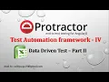 Protractor Automation Framework Data Driven Test using Excel