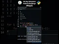 Day 11 Easy Half Pyramid Number Pattern in Python 30 Days of Code