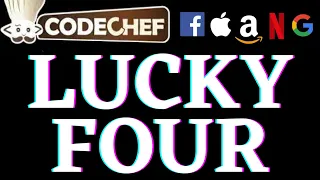 Lucky Four CodeChef Beginners Problems Python