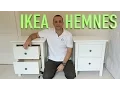 IKEA HEMNES Chest of 2 drawers assembly
