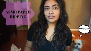  asmr ripping sorting crumpling papers at normal speed no talking