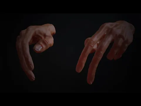 Hand Evolution - 3D model of our hands in the future
