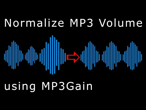 Download MP3 Normalize MP3 Volume using MP3Gain