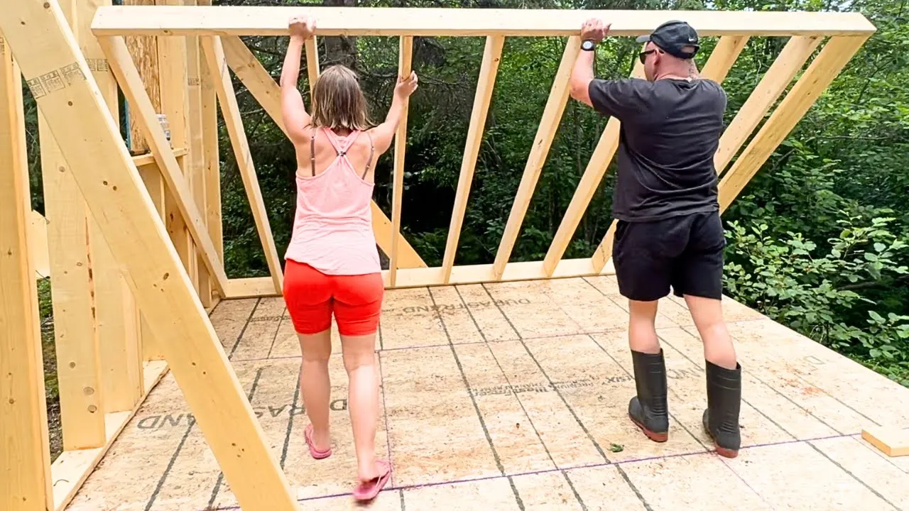 When It Rains It Pours | Off Grid Cabin Build