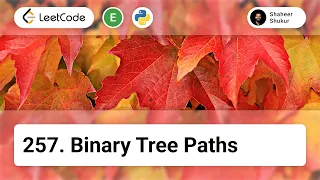 257 Binary Tree Paths LeetCode Easy Python Solution Binary Tree DFS String Backtracking