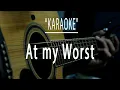 Download Lagu At my worst - Acoustic karaoke