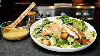 Creamy Garlic Parmesan Salad Dressing | Easy Homemade Salad Dressing | John Eats Cheap. 
