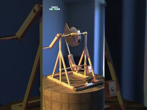 Traditional Blacksmith Hammering Rig | 3D Mechanical Demo #3danimation #asmrvideo #mechanical