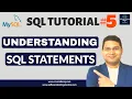 SQL Tutorial - Understanding SQL Statements and Syntax