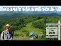 Mountain View Chalet on 220 Acres Maine Real Estate