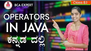Operators in Java kannada What is Operator Types Examples