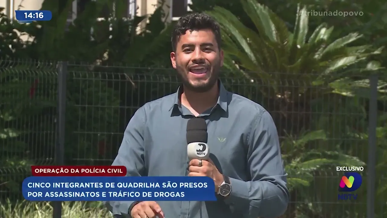 Operação da PC: cinco integrantes de quadrilha são presos por assassinatos e tráfico de drogas