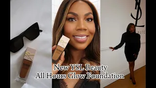 YSL Beauty All Hours Glow Foundation Try On and Brand Dinner