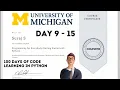 Day 9 - 15 of 100 days of Code Python for Everybody Coursera Got certified