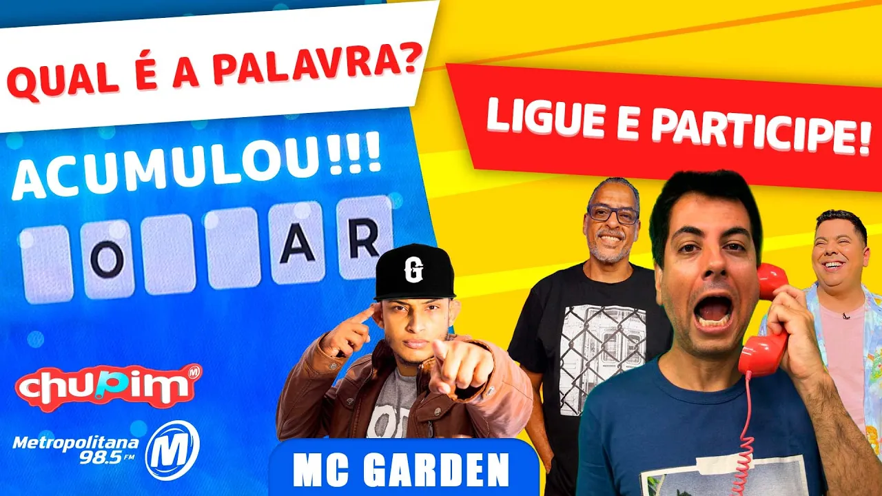 MC GARDEN - PALAVRA MISTERIOSA!!! - 08/08/2023