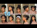 14 WAYS TO STYLE YOUR MINI TWISTS BEGINNER FRIENDLY TUTORIAL Elegant unique hairstyles