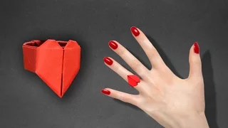 Download Origami: Heart Ring. - Instructions in English (BR)   @EasyOrigamiAndCrafts MP3