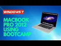 Install Windows 7 on Macbook Pro using Bootcamp Assistant
