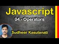 JavaScript 04 - Operators