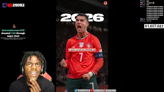 iShowSpeed Reacts To Cristiano Ronaldo Leaving The Portugal National Team 🥲🇵🇹 *EMOTIONAL*