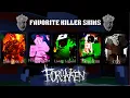 Lagu Server Wiping With MY FAVORITE KILLER SKINS (Forsaken)