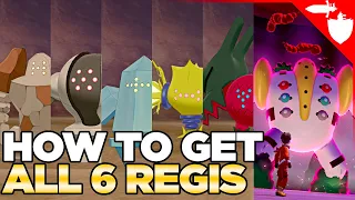 how to get all 6 regis in the crown tundra regidrago regieleki regigigas pokemon sword shield dlc