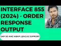 INTERFACE 2024 - order response output