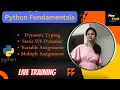 Static Dynamic Typing CBSE CLASS - XI COMPUTER SCIENCE WITH PYTHON Multiple Assignment