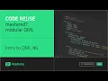 Import Statements Code Organization Intro to QML