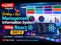 DAY 4 LIVE Building a Real Management Information System React PHP Full Stack - LEARNING REACT