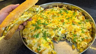 بلا قلي وبلا كثرة الزيت😋حضري غرتان بطاطا والدجاج بطريقة صحية وبحجم عائلي يوجد بالخف ضربة في البنة👌